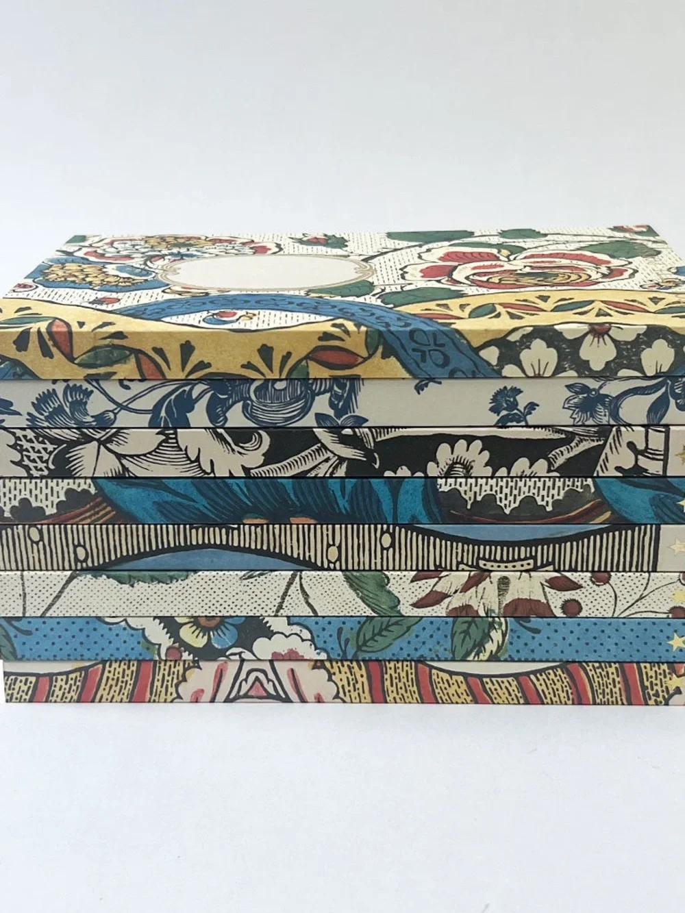 NWT Antoinette Poisson 59C Grands Pavots French Domino Paper Notebook France